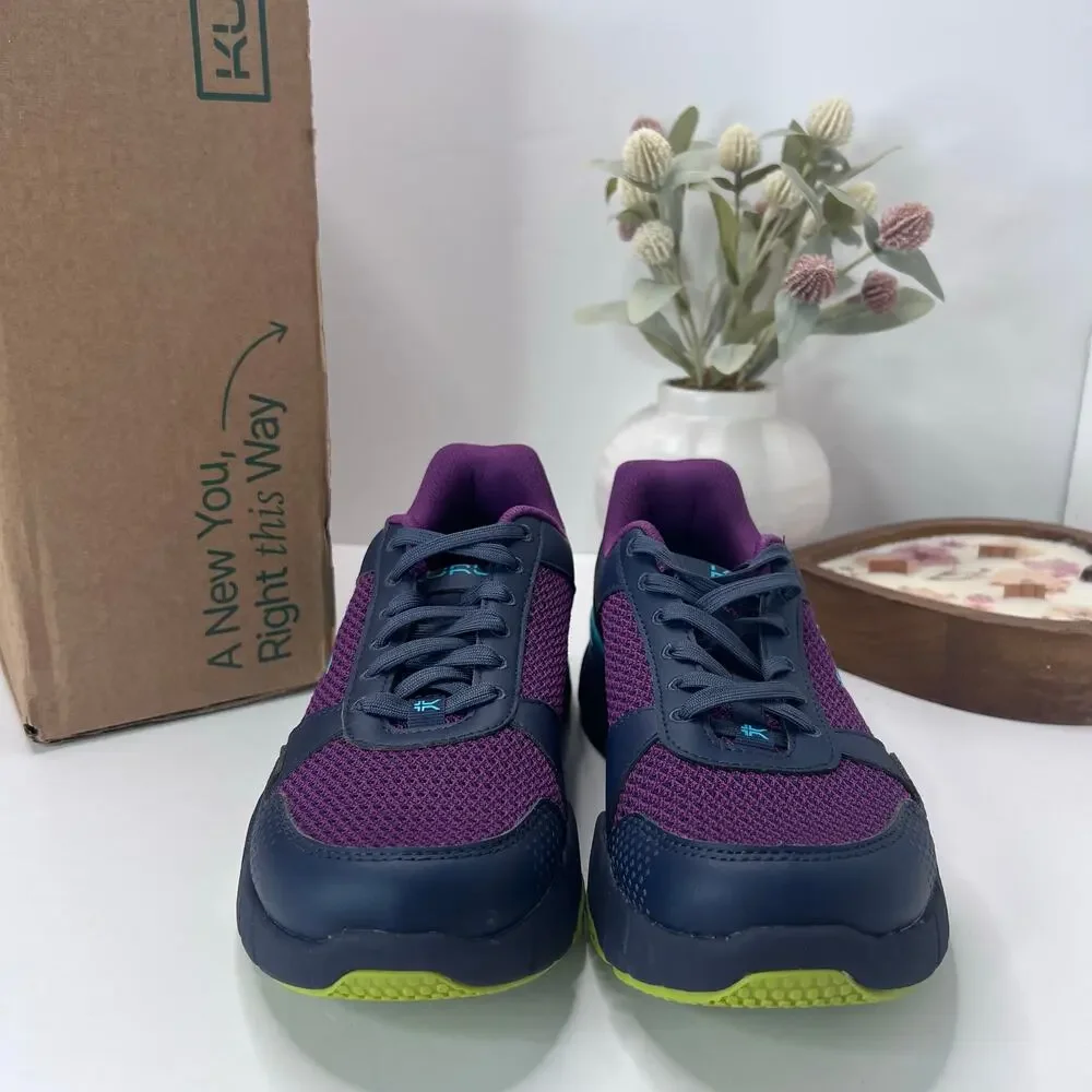Kuru Quantum 2.0 Walking Comfort Sneaker Electirc Grape Blue Women 10.5M NWB